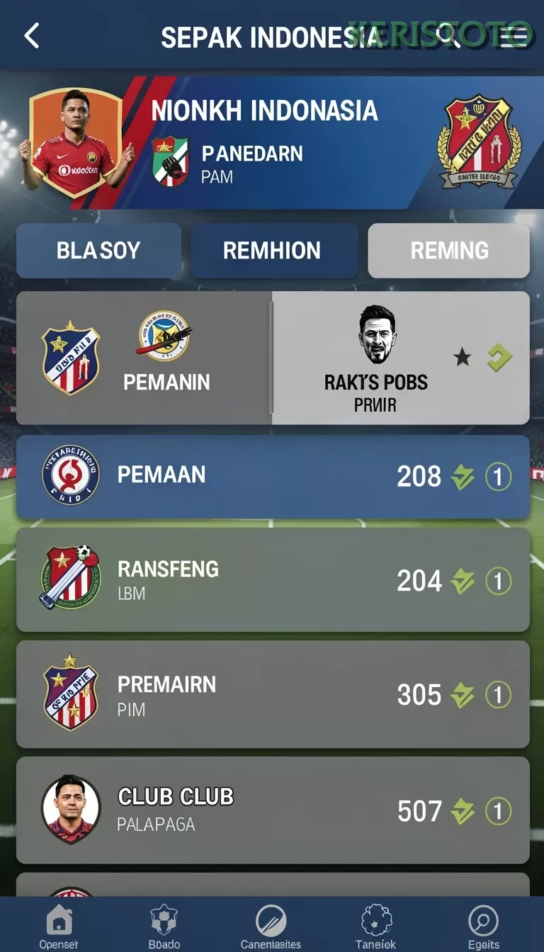 Cuplikan layar SUPERVIP — pengaturan akun