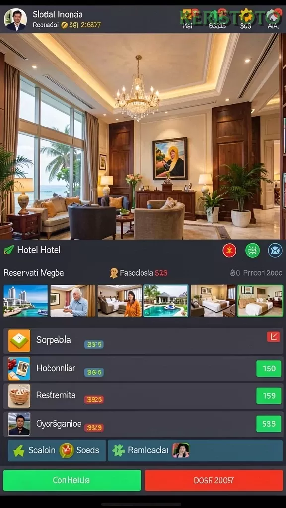 Cuplikan layar SUPERVIP — halaman utama