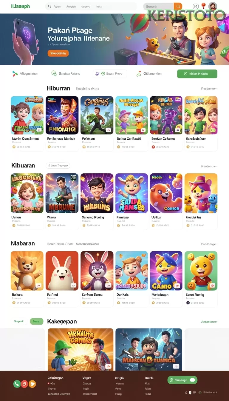 Cuplikan layar SUPERVIP — menu navigasi